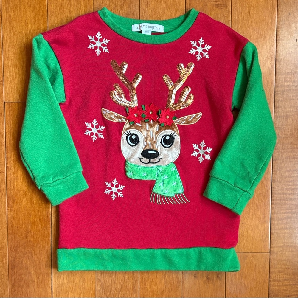 Reindeer Holiday Sweatshirt